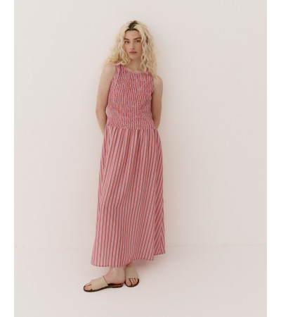 VESTIDO RAYAS NIDO ABEJA