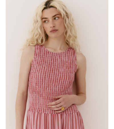 VESTIDO RAYAS NIDO ABEJA