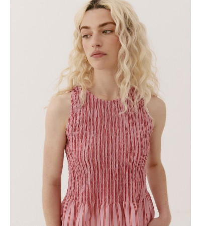 TOP RAYAS PEPLUM
