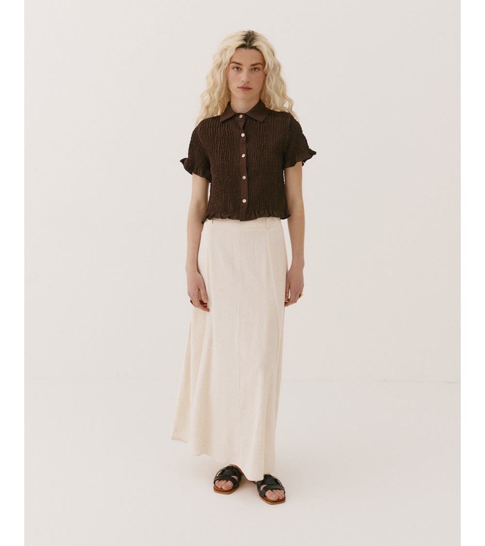 FALDA LINO MIDI