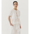 BLUSA LAZADA HILOS DORADOS
