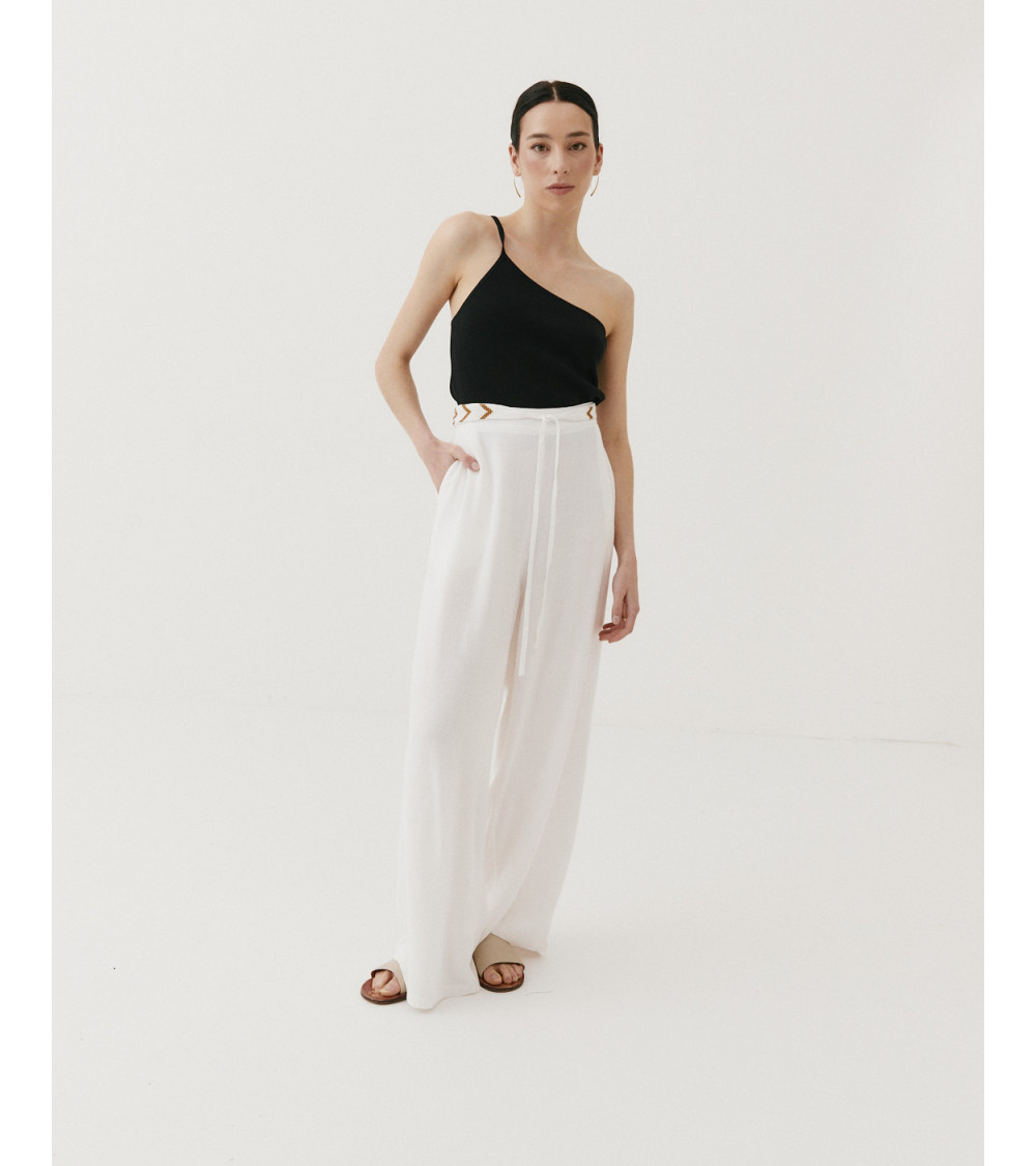 PANTALÓN COMBINADO LINO