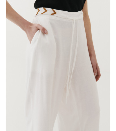 PANTALÓN COMBINADO LINO