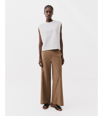 PANTALÓN CULOTTE CON LINO