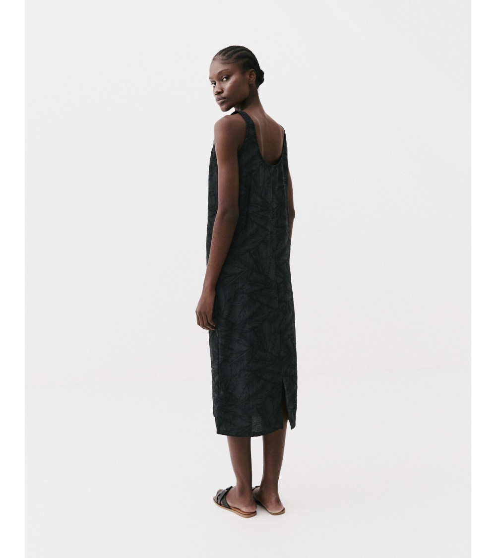 VESTIDO PALMERAS RELIEVE