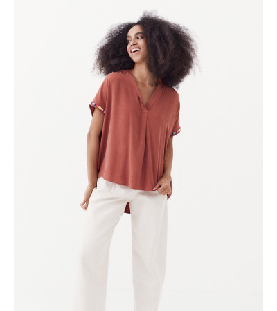 BLUSA FLUIDA CON TENCEL