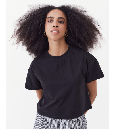 CAMISETA CROP ALGODÓN