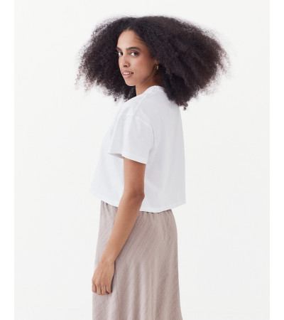 CAMISETA CROP ALGODÓN