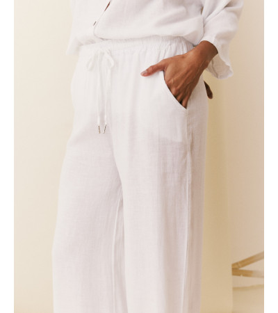 PANTALÓN CORDÓN CON LINO