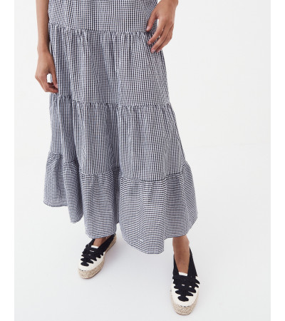 FALDA MIDI CUADRO VICHY