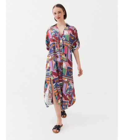 VESTIDO ESTAMPADO MULTICOLOR