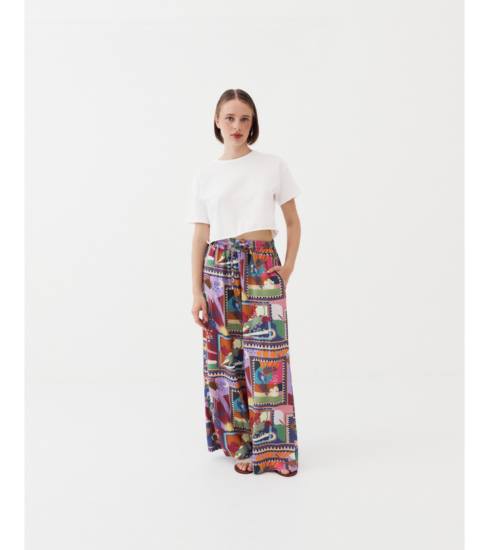 PANTALÓN CORDÓN MULTICOLOR