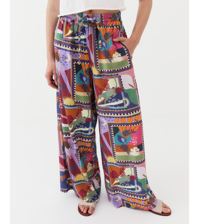 PANTALÓN CORDÓN MULTICOLOR