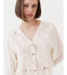 BLUSA ROMÁNTICA COMBINADA