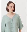 BLUSA TENCEL EFECTO ARRUGADO