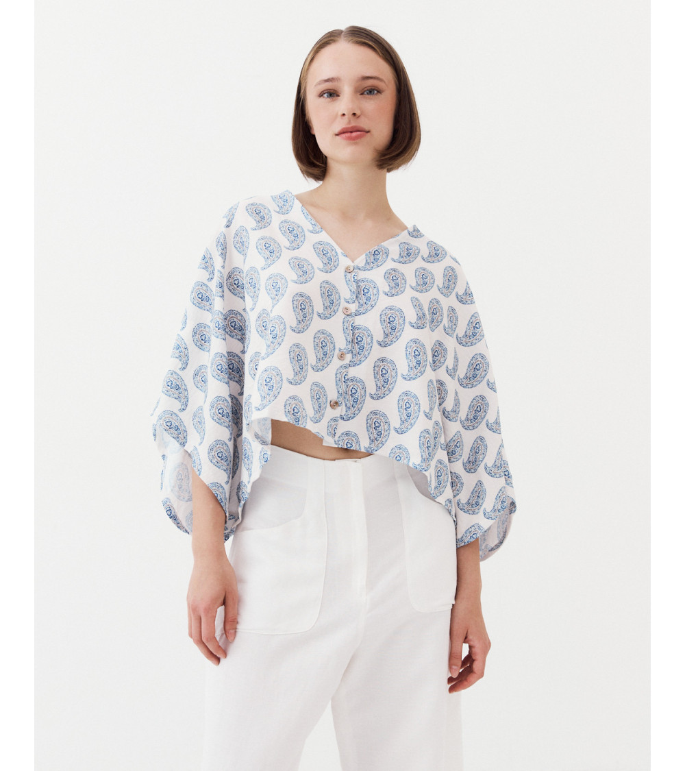 BLUSA BOTONES AMEBAS