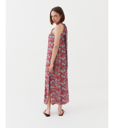 VESTIDO HALTER FLORES