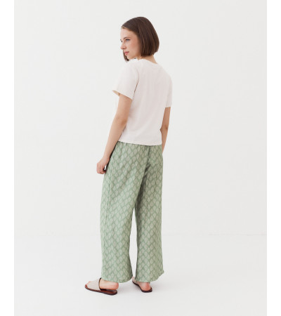 PANTALÓN FLUIDO HOJAS