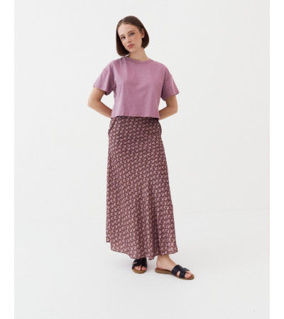FALDA MIDI FLORES