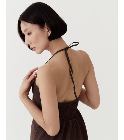 VESTIDO LARGO HALTER | MULAYA