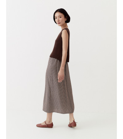 FALDA MIDI CON ABERTURA | MULAYA