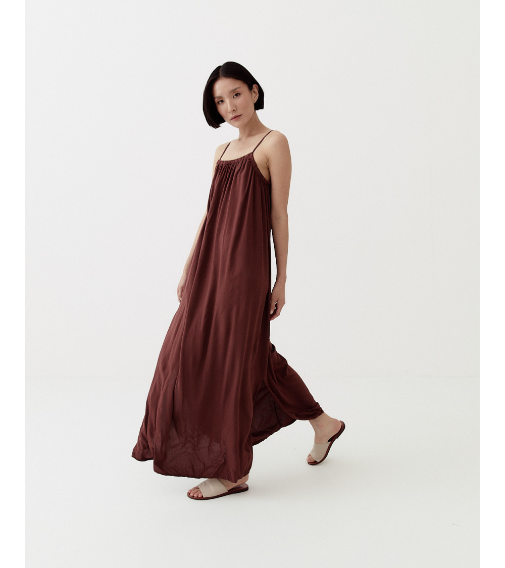 VESTIDO LENCERO MAXI EVASÉ | MULAYA