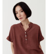 BLUSA MANGA MURCIÉLAGO CUELLO MAO | MULAYA