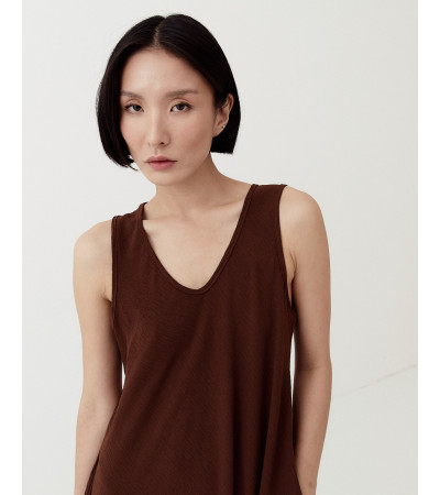VESTIDO LARGO MANGA SISA LISO CON BOLSILLOS | MULAYA