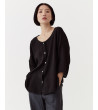 BLUSA CUELLO REDONDO CON BOTONES | MULAYA