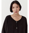 BLUSA CUELLO REDONDO CON BOTONES | MULAYA