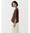 BLUSA DE LINO CON BOTONES ESTAMPADA | MULAYA