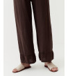 PANTALÓN ANCHO CON CINTURA ELÁSTICA Y CORDÓN | MULAYA