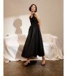 VESTIDO LARGO MANGA SISA COMBINADO | MULAYA