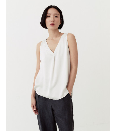 TOP MANGA SISA CON CUELLO EN V | MULAYA