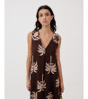 VESTIDO LARGO ESTAMPADO PALMERAS | MULAYA