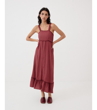 VESTIDO TIRANTES VOLANTE | MULAYA