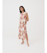VESTIDO LARGO MANGA SISA ESTAMPADO