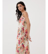 VESTIDO LARGO MANGA SISA ESTAMPADO