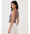 CROP TOP FRUNCIDO CUADROS | MULAYA