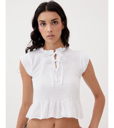 CROP TOP FRUNCIDO | MULAYA
