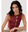 CROP TOP PLISADO BOTONES |MULAYA