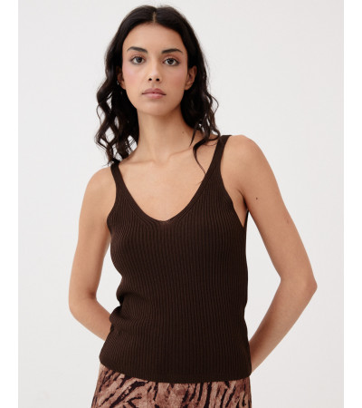 TOP DE PUNTO CUELLO EN V | MULAYA