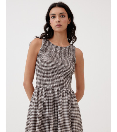 VESTIDO NIDO DE ABEJAS ESTAMPADO | MULAYA