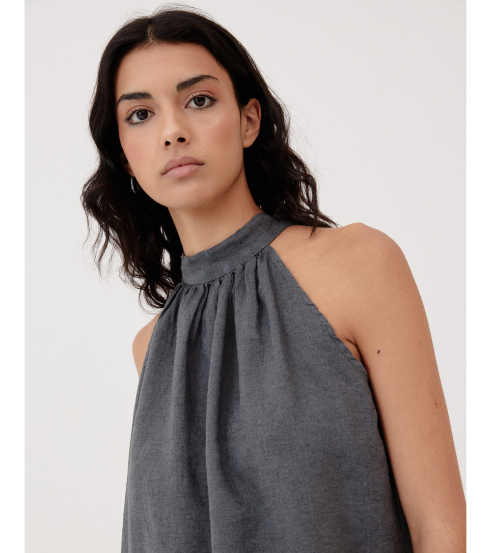 TOP CUELLO HALTER LAZADA | MULAYA