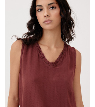 TOP PLUMETÍ CUELLO EN V | MULAYA