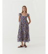VESTIDO FRUNCIDO ESTAMPADO | MULAYA