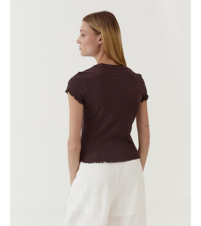 CAMISETA MANGA CORTA RIB | MULAYA