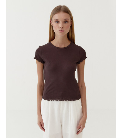 CAMISETA MANGA CORTA RIB | MULAYA