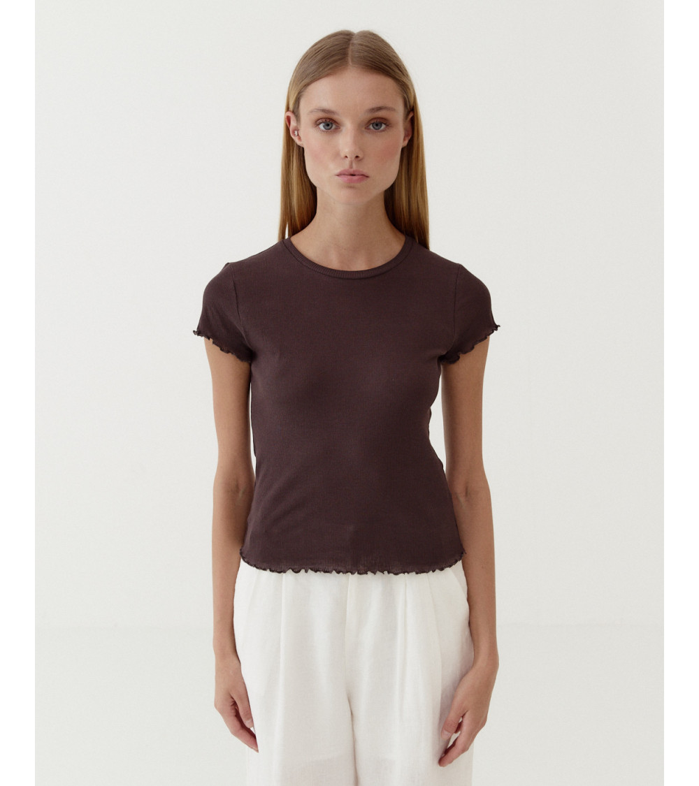CAMISETA MANGA CORTA RIB | MULAYA
