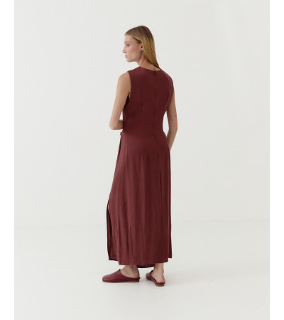 VESTIDO APILQUE DORADO | MULAYA